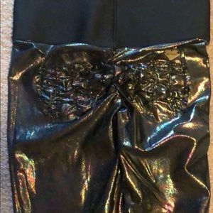 Cute Booty lounge oil slick legging